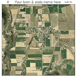 Huge Aerial Photography Map of Fielding, Utah 2006 UT