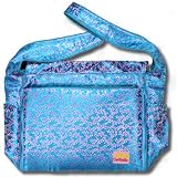 Blue Vines Silk Boutique Diaper Bag