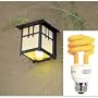 60-Watt Anti Bug Lightbulb Mini Spiral Compact Fluorescent - Uses only 15-Watts - by Greenlite Corp