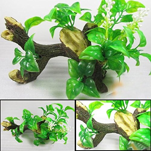 Honory99 Resin Aquarium Landscaping Fish Tank Ornaments Plastic Fake Simulation Plants
