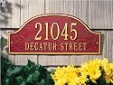 Admiral Address Plaque
