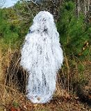 Ghillie Suit Poncho - Synthetic Ultra light - Winter White