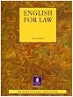 English for Law (Professional English Series)