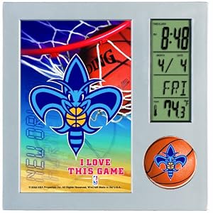 NBA New Orleans Hornets Digital Desk Clock