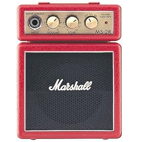 Marshall Amp MS2 Mini Amp: Red