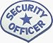 Security Officer Star Emblem (White and Blue)