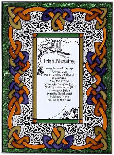 Stained Glass Panel - Irish Blessing