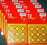 20 CARDS Cowboy Cap Gun Shot Rings 1440 SHOTS
