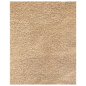 Anji Mountain Bamboo Chairmat and Rug Co. 8-Foot-by-10-Foot Silky Shag Area Rug, Beige