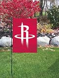 HOUSTON ROCKETS OFFICIAL LOGO GARDEN FLAG + STAND