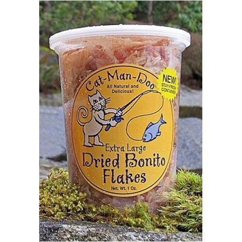 Childrens Toyshop  Pet Supplies : Cat-Man-Doo Extra Large Dried Bonito Flakes Cat Treat (1 oz)