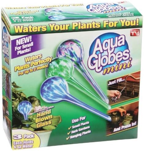 Watering Globes 3pc Mini Glass Watering Spheres Set