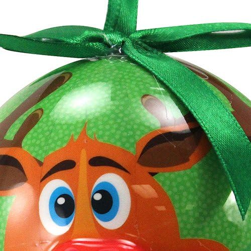 Christmas Hanging Light-Up Ball Ornaments Rein Deer 2