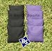 Weather Resistant Cornhole Bags Set - 4 Black & 4 Purple