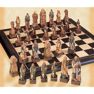 The Celtic Handpainted Chess Set by