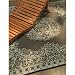 Summer SALE! Gaiam Reversible All-Weather Recycled Plastic Indoor / Outdoor Rug - Silver Brown French Quarter Pattern - 6'L x6' W Square - 20% off!