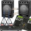 Complete DJ and Disco Equipment Package CD Player Amplifier Speakers