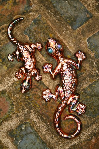 Cosmic Creatures - Gecko - 2 set - Copper Speckle