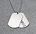 Moluss® 2PCS Equality Pride Rainbow Dog Tag LGBT Jewelry - Stainless Steel Gay and Lesbian Pride Pendant Necklace