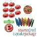 Elmo Cakes, Cupcakes, Brownies Do-it-yourself Pak 2 - 71 Total Pieces