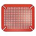 InterDesign Contour Kitchen Sink Protector Mat, Red