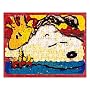 Jigsaw Puzzle Rectangular of Art Deco Snoopy with Woodstock