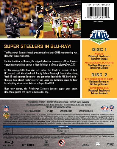 NFL: Pittsburgh Steelers - Road to XLIII [Blu-ray]