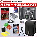 Canon PowerShot A590IS 8.0MP Digital Camera + 4GB Deluxe Accessory Kit