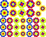 Aufkleber Prilblume Prilblumen MINIS 24x 2,5cm 8x 3,5cm