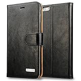 iPhone6S ケース Labato® アイフォン6Sケース iPhone6ケース アイフォン6ケース 手帳型 通用カバー Labato® case for iPhone 6S /iPhone6 本革レザー TPU 財布型 スタンド機能 マグネット 手作り ハンドメイド カード収納 耐摩擦 耐汚れ 全面保護 フリップ 人気 横開き スマートフォン カバー 全四色（ブラック Lbt-IP6-07Z10）
