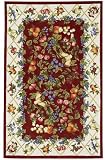 6' Round CCL45 Accent Rug Red by 828 Rugs 828 Rugs International ACCENTS Collection CCL45 (INTERNAL-