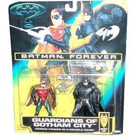 Batman Forever 1995 Movie Series 2 Pack 5 Inch Tall Action Figure Set - Guardians of Gotham City... by Batman