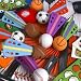 Sports Mixed Party Bag Lot -50 Pcs