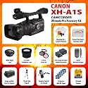 Canon XH-A1S 3CCD HDV High Definition Professional Camcorder with 20x HD Video Zoom Lens + SSE 25PC Ultimate Pro Accessory Kit