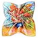 Shanghai Story Women's Silk Luxury Square Scarf Van Gogh's Oil Paintings