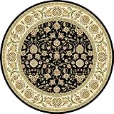 Safavieh Lyndhurst LNH316B Black 5 3 Round Area Rug