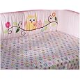 Kids Line Dena Happi Tree Crib Fitted Sheet, Pink