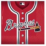 Lets Party By Amscan Atlanta Braves Baseball - Lunch Napkins