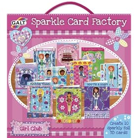 Galt Toys Girl Club Sparkle Card Factory