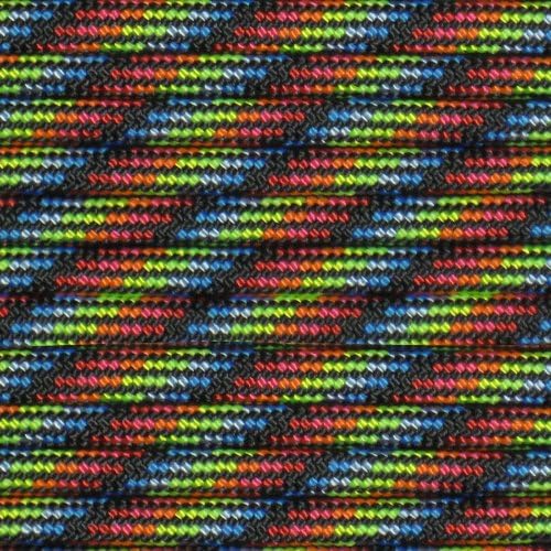 Dark Stipes 25' Paracord Hero 10' 20' 50' 25' Hanks Parachute 550 Cord Type III 7 Strand Paracord - Largest Paracord Selection