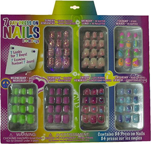Expressions Girls 7 Day Nail Set (Bright)