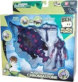Ben 10 Alien Force Action Figure Playset : Action Creatures Chromastone with Missiles Launcher, Light Up Energy Beam and Chromastone 4 Inch Tall Figure