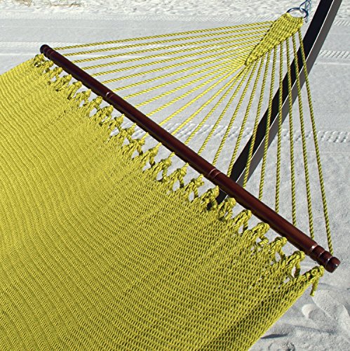 Jumbo Caribbean Hammock in Olive Polyester - overstock sale