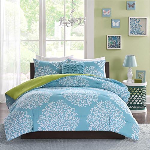 Home Essence Apartment Tanya Multi Piece Comforter Set Teal Twin