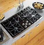 Cyber Monday GE Stainless Steel Sealed Burner Cooktop JGP970SEKSS
