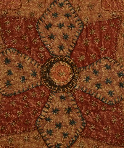 Imagen 3 de Cojín de algodón Cubre Con el Parche Bordado y Talla Jogi trabajo de 16 x 16 pulgadas Juego de 5 piezas