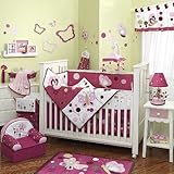 Lambs Ivy Raspberry Swirl 6-PC Set