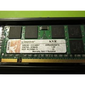 Kingston ValueRAM 533MHz DDR2 SODIMM Notebook Memory