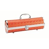 Beautiful Orange Wine Purse Tote With Cork Screw