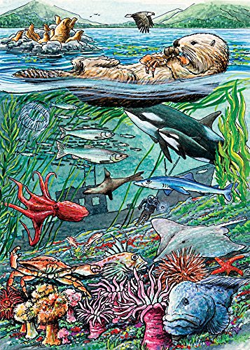 Life on the Pacific Ocean, A 35 Piece Tray Puzzle by Cobble Hill